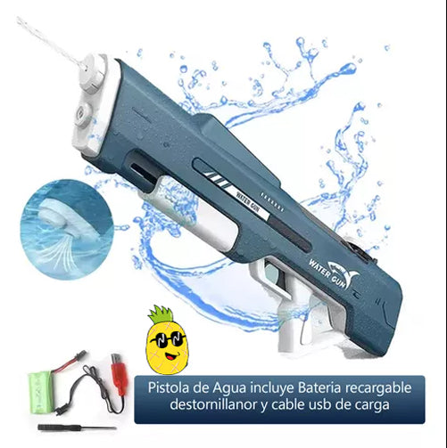 Pistola Agua Eléctrica Recargable